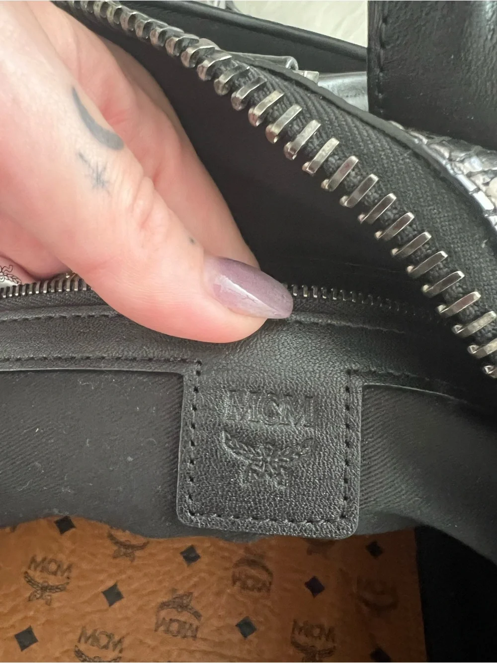 LIKE NEW Convertable MCM Backpack or Top Handle Bag